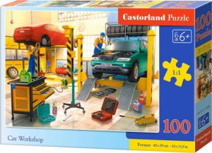 Castorland Puzzle 100 Car Workshop CASTOR 1