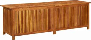 Skrzynia ogrodowa vidaXL 175x50x58 cm lite drewno akacjowe Brąz 4