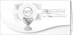 AbCard Zaproszenie Komunia ZK05 (10szt.) 1