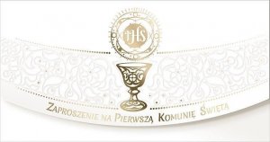 AbCard Zaproszenie Komunia ZK02 (10szt.) 1