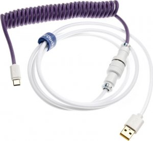 Kabel USB Ducky USB-A - USB-C 1.8 m Biało-fioletowy (DKCC-CTCNC1) 1