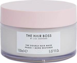 The Hair Boss THE HAIR BOSS_SET By Lisa Shepherd The Double Hair Mask Phase 1 i 2 keratynowe maski nawilżające odbudowujące strukturę włosa 2x150ml 1