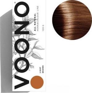 Voono VOONO_All Natural Hennacolour Line henna do włosów Light Brown 100g 1