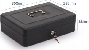 Red Eagle kaseta metalowa na pieniądze BOX-300 4