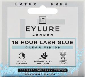 Eylure EYLURE_18 Hour Lash Glue Clear Finish bezbarwny klej do rzęs bez lateksu 4,5ml 1