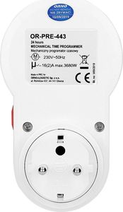 Orno MECHANICZNY PROGRAMATOR CZASOWY OR-PRE-443 ORNO 8
