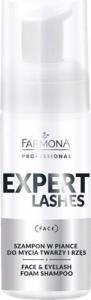 Farmona FARMONA PROFESSIONAL_Expert Lashes Face &amp; Eyelash Foam Shampoo szampon w piance do mycia twarzy i rzęs 100ml 1