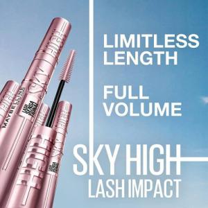 Maybelline  MAYBELLINE_Lash Sensational Sky High Mascara wydłużający tusz do rzęs Black 7,2ml 4