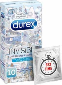 Durex  DUREX_Invisible supercienka prezerwatywa Extra Thin 10szt 1
