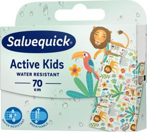Salvequick  Active Kids Water Resistant plaster elastyczny dla aktywnych dzieci 70cm 1
