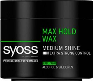 Syoss SYOSS_Max Hold Wax Medium Shine wosk stylizujący do włosów 150ml 1