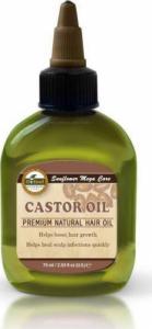 Difeel DIFEEL_Sunflower Mega Care Castor Oil Premium Natural Hair Oil olejek rycynowy wzmacniający włosy 75ml 1