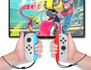 JYS uchwyty Handgrip na Joy-Con niebiesko-czerwone 4