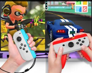 JYS uchwyty Handgrip na Joy-Con niebiesko-czerwone 9