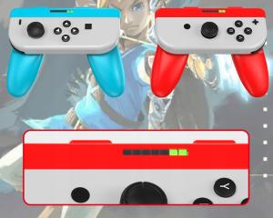 JYS uchwyty Handgrip na Joy-Con niebiesko-czerwone 10