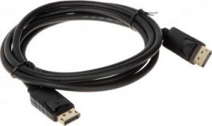 Kabel DisplayPort - DisplayPort 1.8m czarny (DP-W/DP-W-1.8M) 1
