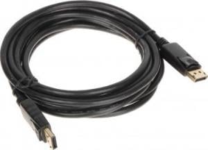 Kabel DisplayPort - DisplayPort 3m czarny (DP-W/DP-W-3.0M) 1