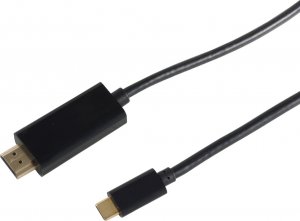 Kabel USB Icy Box USB-C - HDMI 1.8 m Czarny (10-56185) 1
