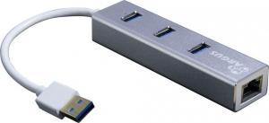 HUB USB Argus Argus 1x RJ-45  + 3x USB-A 3.0 (88885471) 1