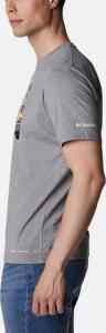 Columbia Koszulka męska Men's Sun Trek Short Sleeve Graphic Tee, City Grey Heath r.XL 2