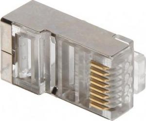 WTYK MODULARNY EKRANOWANY RJ45/C6-EKRAN*P100 1