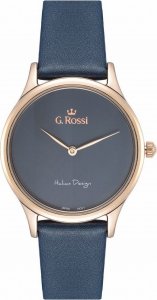 Zegarek Gino Rossi Granatowy Zegarek Damski G.Rossi 11765A-6F3 1