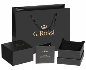 Zegarek Gino Rossi Biały Zegarek Damski G.Rossi 11765A-3C1 Srebrna koperta 4