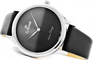 Zegarek Gino Rossi Czarny Zegarek Damski G.Rossi 11765A-1A1 Srebrna koperta 4