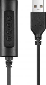 Karta dźwiękowa Sandberg Headset USB Controller (134-17) 1