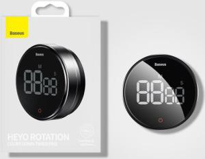 Minutnik Baseus cyfrowy czarny (FMDS000013) 23