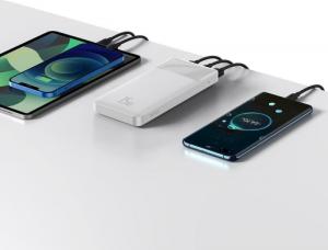 Powerbank Baseus Bipow Digital Display 15W 10000mAh Biały 10