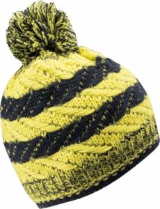 Iguana Czapka zimowa unisex Iguana Kagu limonkowo-szara z polarem 3