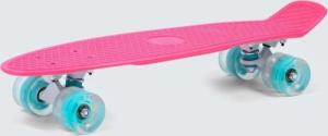Deskorolka SMJ sport Deskorolka fiszka ze świecącymi kółkami LED BS-2206PL różowa 3