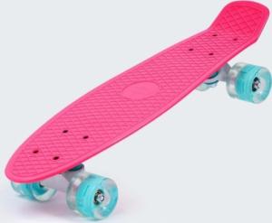 Deskorolka SMJ sport Deskorolka fiszka ze świecącymi kółkami LED BS-2206PL różowa 5