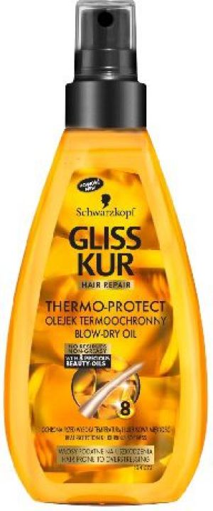 Schwarzkopf Gliss Kur Thermo Protect Olejek termoochronny spray 150ml 1