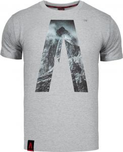 Alpinus Koszulka męska Peak szara r.S 1