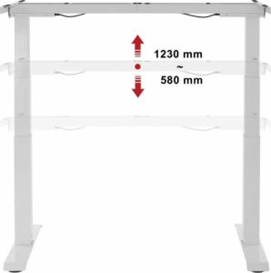 Biurko Ergosolid SR21S - Stelaż biurka stołu z elektryczną regulacją wysokości blatu 3