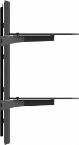 Ergosolid OVI-S2 - Półka audio/video/DVD hartowane szkło, bardzo wysoka jakość wykonania 3