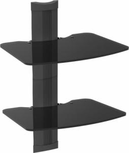 Ergosolid OVI-S2 - Półka audio/video/DVD hartowane szkło, bardzo wysoka jakość wykonania 5