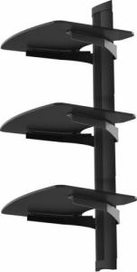 Ergosolid OVI-S3 - Półka audio/video/DVD hartowane szkło, bardzo wysoka jakość wykonania 3