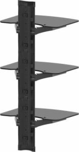 Ergosolid OVI-S3 - Półka audio/video/DVD hartowane szkło, bardzo wysoka jakość wykonania 4