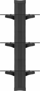 Ergosolid OVI-S3 - Półka audio/video/DVD hartowane szkło, bardzo wysoka jakość wykonania 6