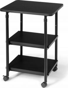 Costway Stolik szafka biurowa na kółkach (HW62955BK) 2