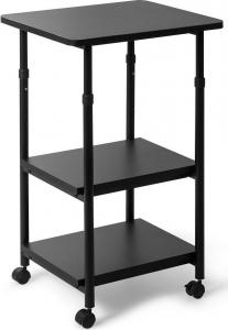 Costway Stolik szafka biurowa na kółkach (HW62955BK) 6