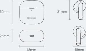 Słuchawki Baseus E3 (NGTW080001) 5