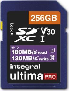 Karta Integral UltimaPro SDXC 256 GB Class 10 UHS-I/U3 V30 (INSDX256G-180V30) 1