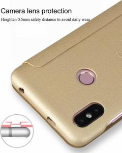 Lenuo Etui flip z klapką Lenuo LeDream do Xiaomi Redmi S2 złote 4