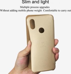 Lenuo Etui flip z klapką Lenuo LeDream do Xiaomi Redmi S2 złote 7