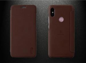 Lenuo Etui flip z klapką Lenuo LeDream do Xiaomi Redmi S2 brązowe 4