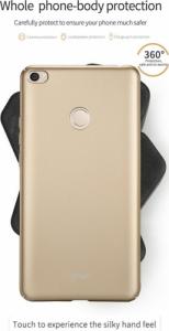 Lenuo Poliwęglanowe etui Lenuo dla Xiaomi Mi MAX 2 Czarny 2